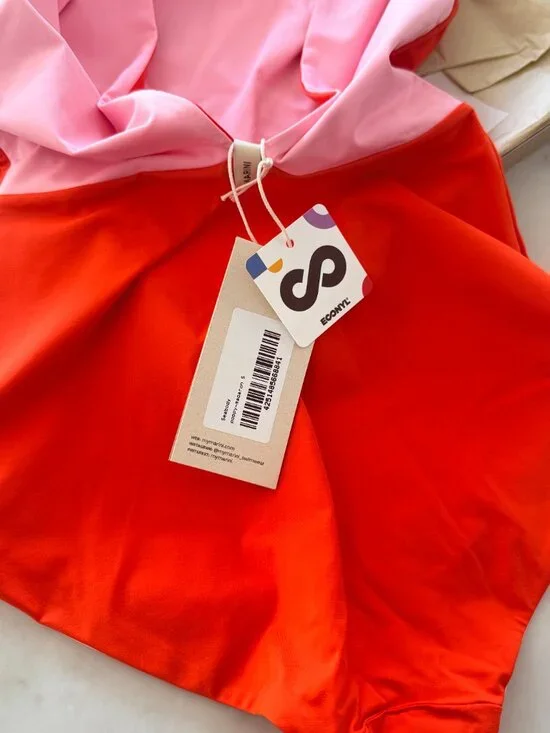 Seabody One Piece Swimsuit — poppy-macaron - Picture 7 of 10
